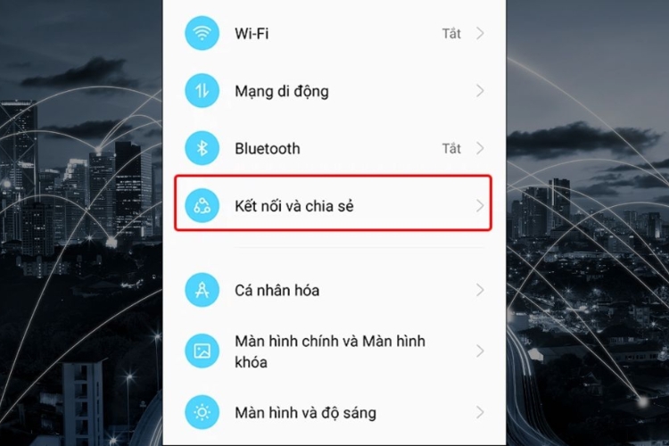 Giới hạn thiết bị khi chia sẻ 4G trên Samsung