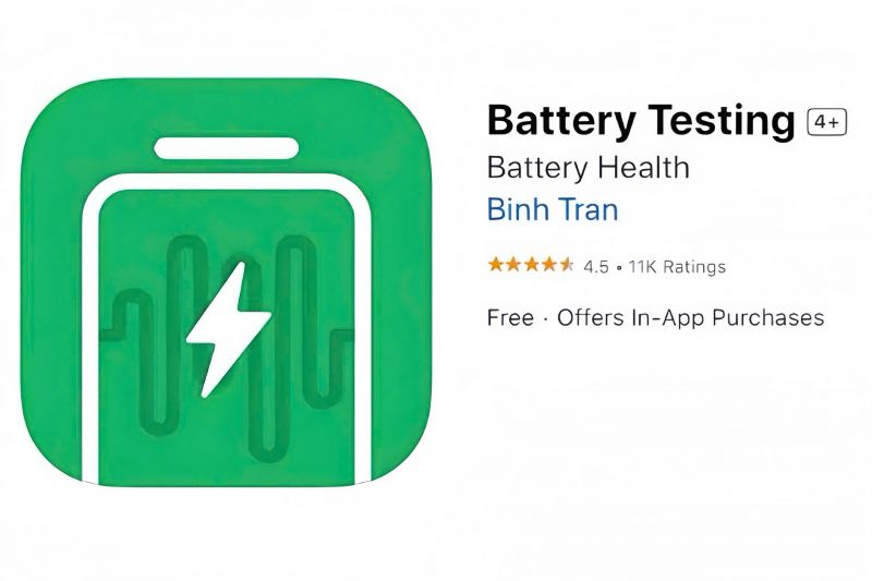 hướng dẫn xem dung lượng pin bằng ứng dụng Battery Testing