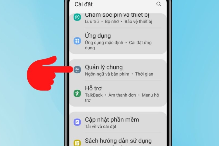 Thay đổi kích thước bàn phím Samsung