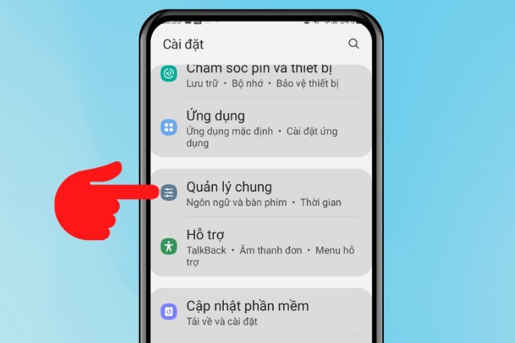 Thay đổi bố cục bàn phím Samsung