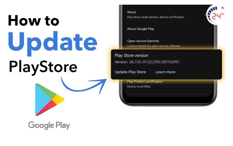 cách cập nhật CH Play mới nhất trên điện thoại Android