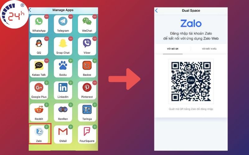 Cách dùng 2 zalo trên 1 điện thoại iPhone qua Dual Space Lite