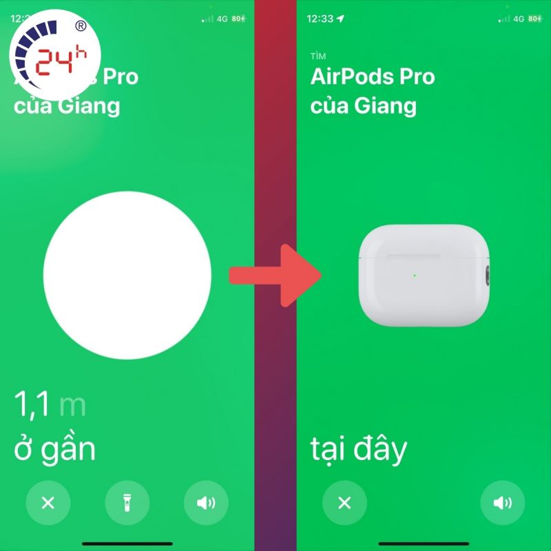 cách tìm airpod bị mất