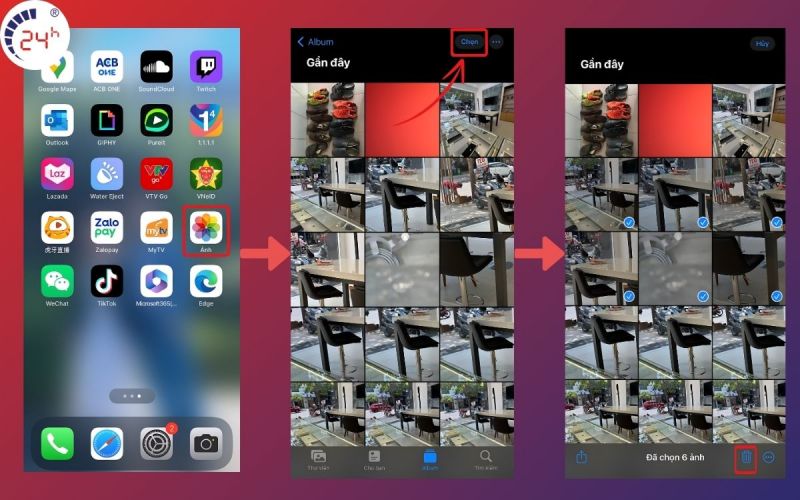  Hướng dẫn cách xóa nhiều ảnh 1 lúc trên iPhone