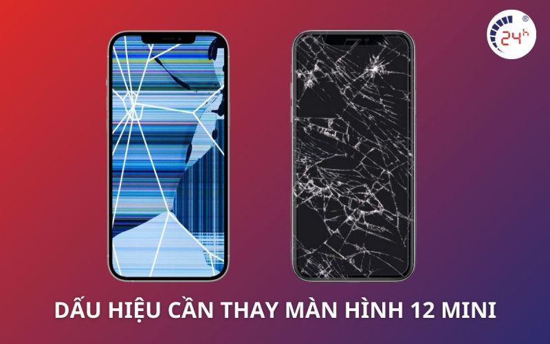 dấu hiệu cần thay màn hình iPhone 12 mini