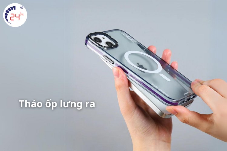 tháo ốp lưng khi iphone bị nóng