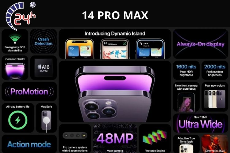 cấu hình chung iPhone 14 Pro Max