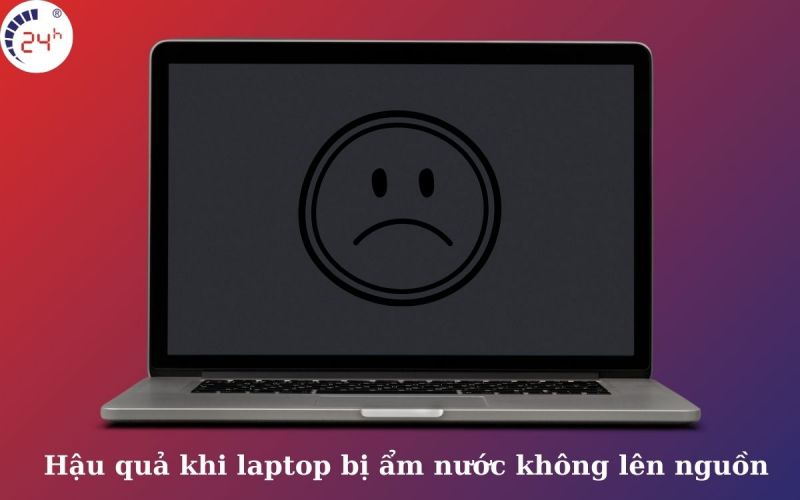 Hậu quả khi laptop bị ẩm nước