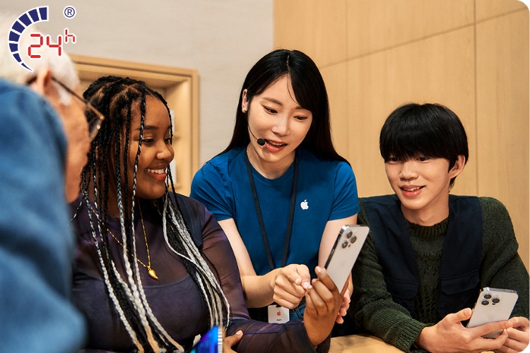 Apple Store Nhật hỗ trợ khách hàng