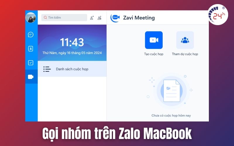 tính năng Gọi nhóm trên Zalo MacBook