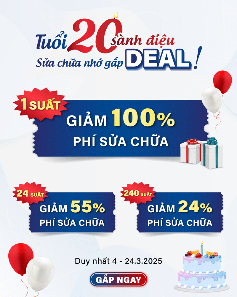 sinh nhật 20 100% có qua