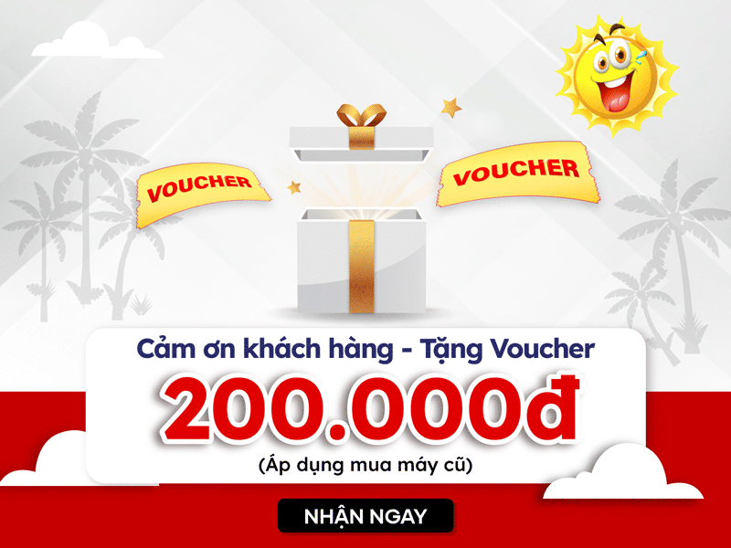 tặng voucher mua iphone cũ