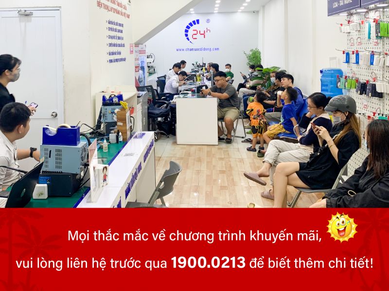 sửa chữa điện thoại, laptop tại 24h