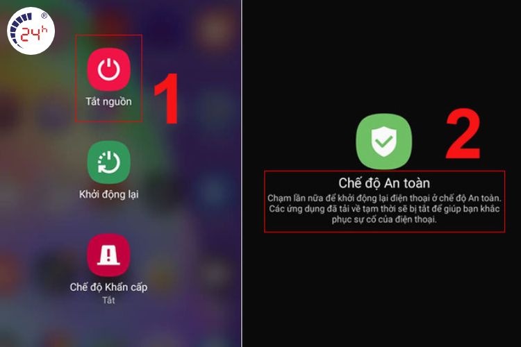 bật chế độ safemode