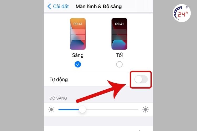 giảm độ sáng màn hình samsung