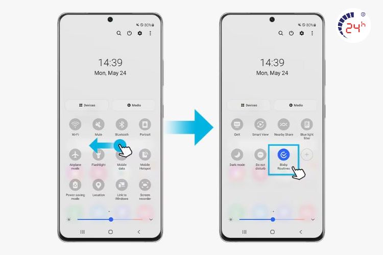 tắt tính năng bixby routines