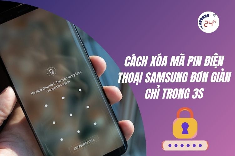 cách xóa mã pin samsung