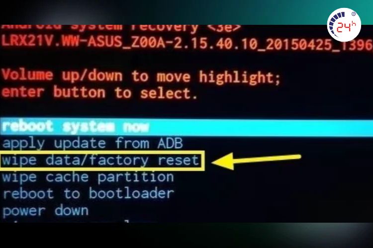 gỡ mã pin bằng hard reset