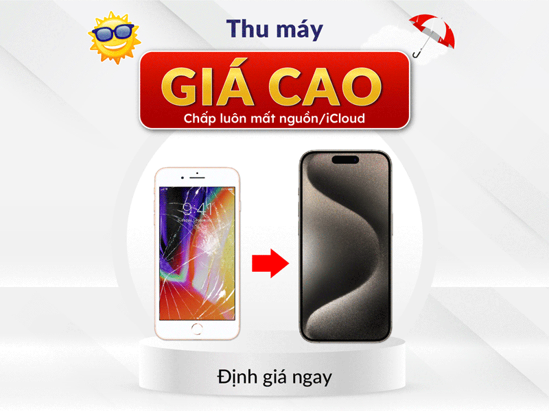 thu máy cũ giá cao