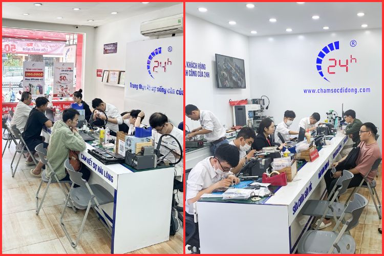 quy trình thay màn hình minh bạch 