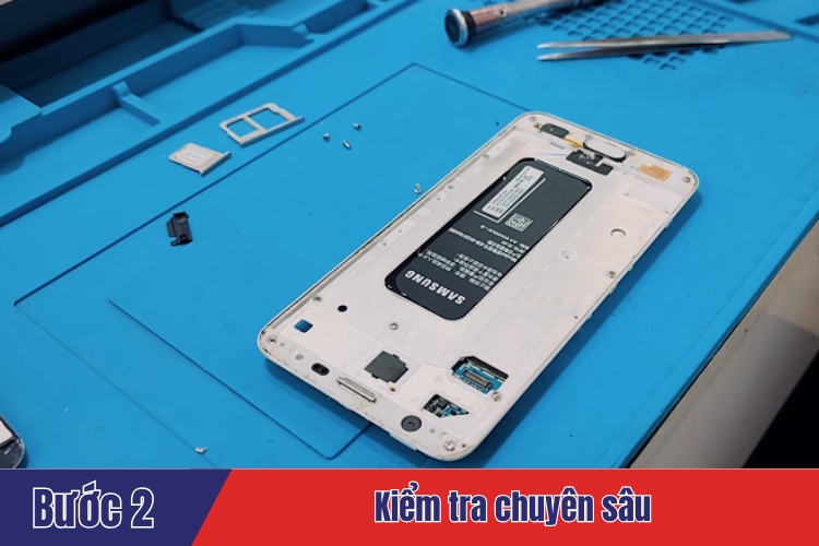 Kiểm tra điện thoại Samsunsg galaxy j7 prime
