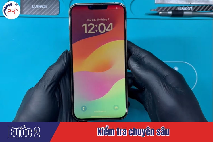 kiểm tra màn hình iphone 13 pro max