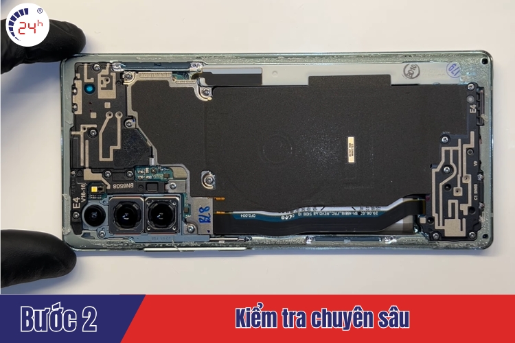 kiểm tra điện thoại samsung galaxy note 20 