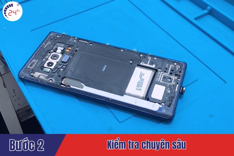 kiểm tra điện thoại samsung note 9 