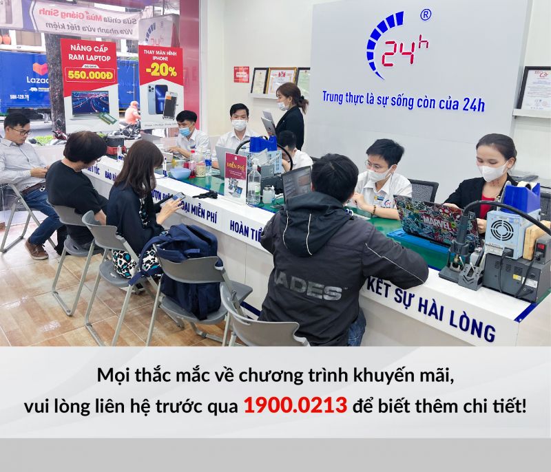 lý do khách hàng đến 24h