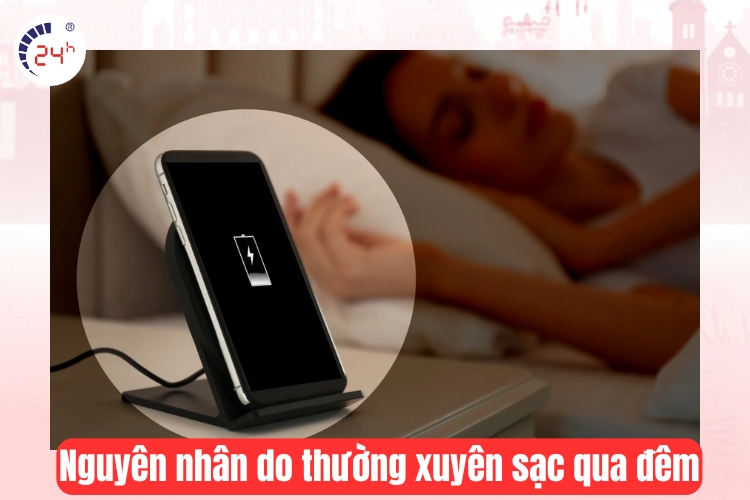 sạc pin samsung note 8 qua đêm