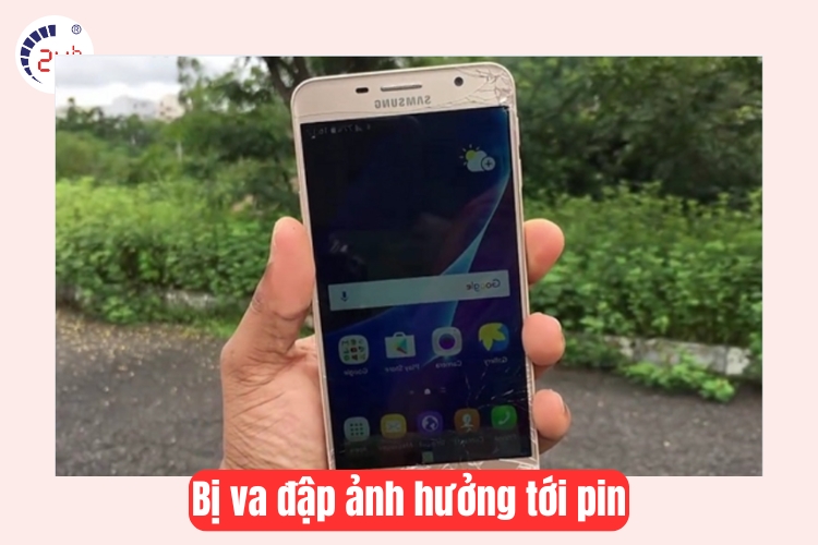 điện thoại bị va đập mạnh