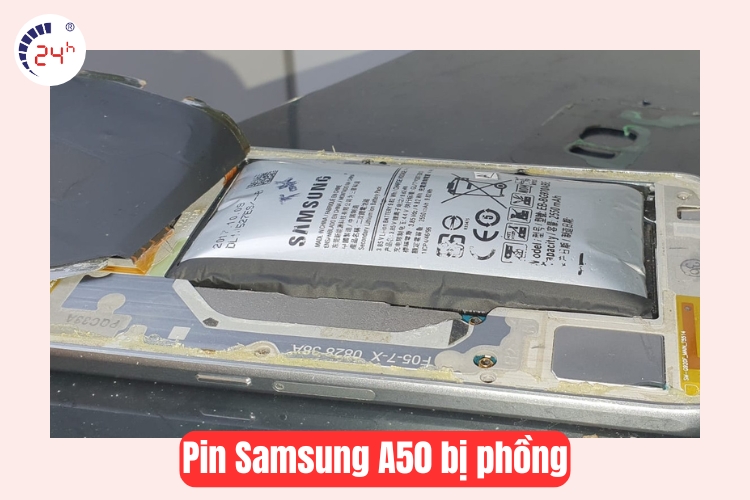 pin samsung galaxy a50 bị chai 