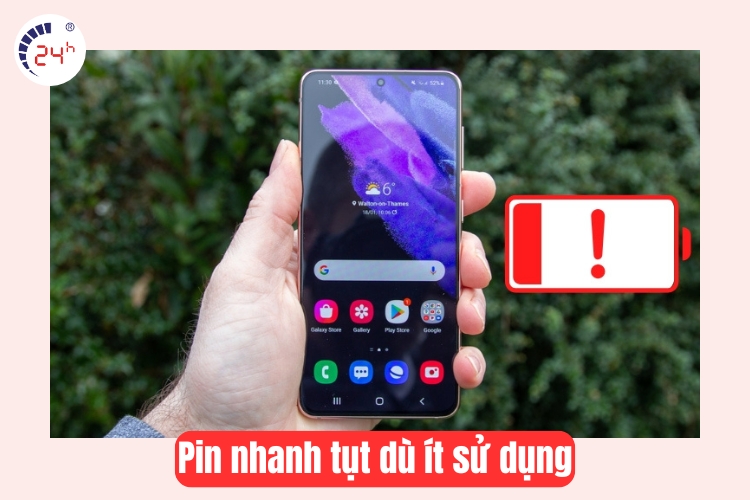 pin samsung s21 tụt nhanh 