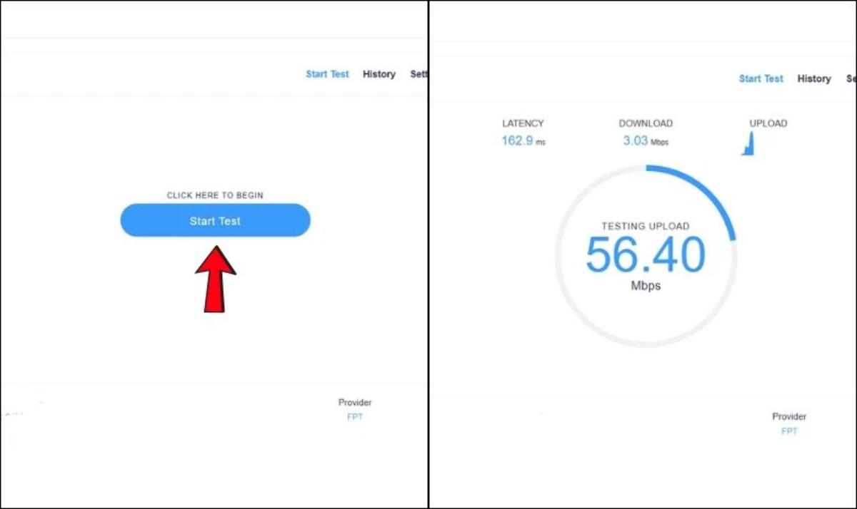 Kiểm tra tốc độ mạng internet đơn giản, miễn phí trên laptop và điện thoại