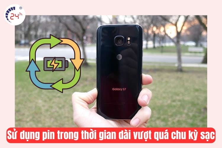 pin điện thoại vượt quá chu kỳ sạc 