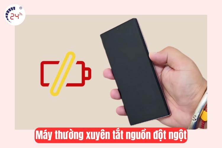 máy tự động tắt nguồn đột ngột