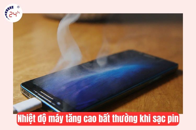 máy bóc hơi khi sạc pin