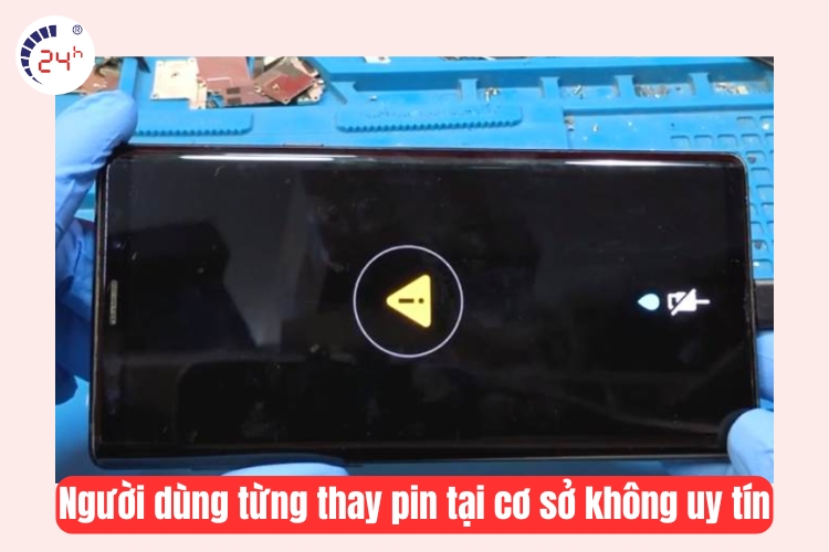 thay pin tại cơ sở không iu tín
