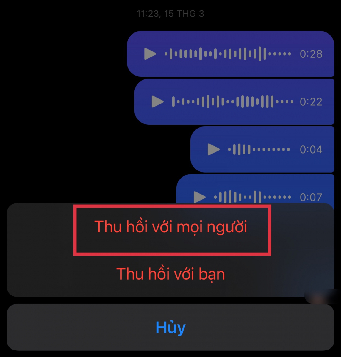 Cách xem tin nhắn đã thu hồi trên Messenger trên iPhone không cần cài app ngoài 