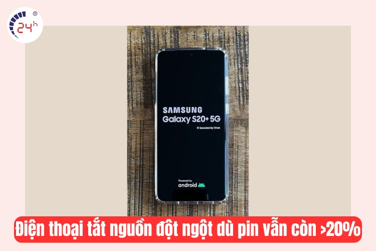 điện thoại tắt nguồn đột ngột dù còn pin