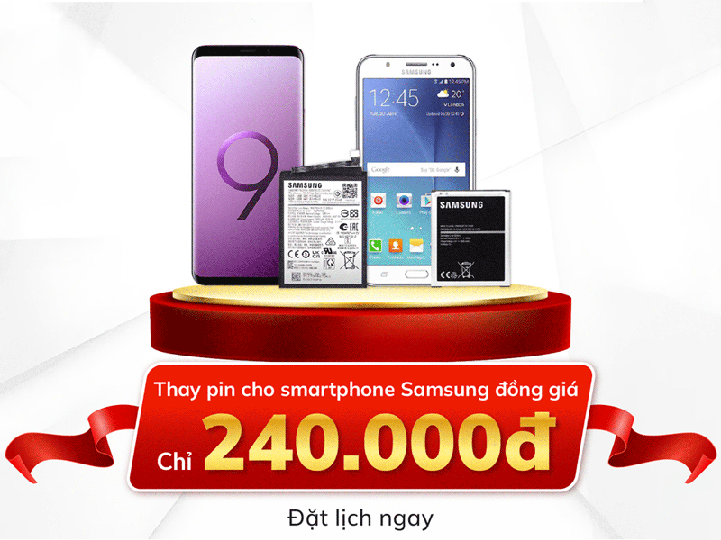 thay pin samsung đồng giá
