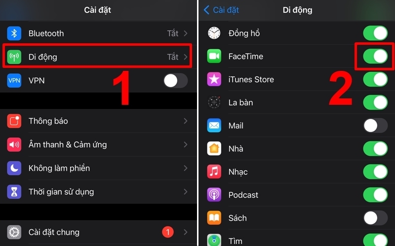 iPhone không gọi được FaceTime: Nguyên nhân thường gặp và cách sửa