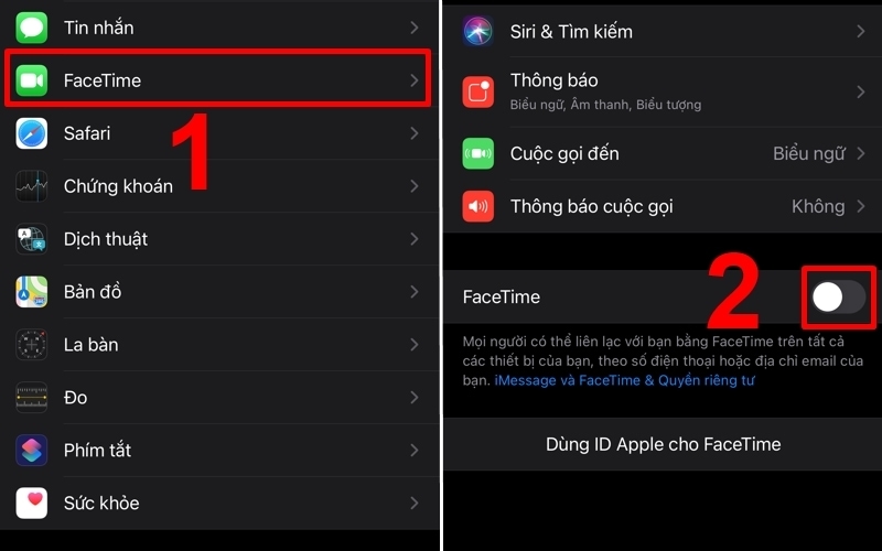 iPhone không gọi được FaceTime: Nguyên nhân thường gặp và cách sửa