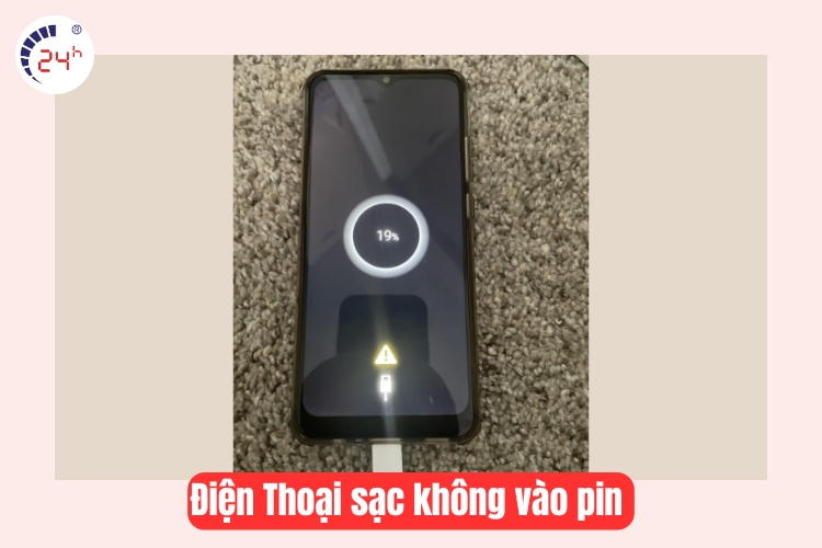 điện thoại sạc không vào pin