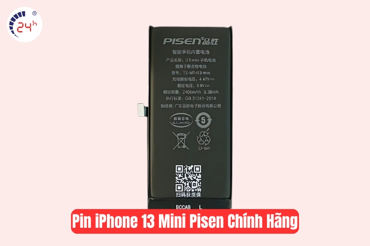 pin iphone 13 mini pisen
