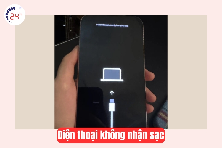 điện thoại không nhận sạc
