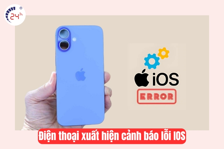 điện thoại xuất hiện cảnh báo lỗi ios