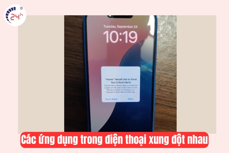 máy xuất hiện cảnh báo xung đột phần mềm