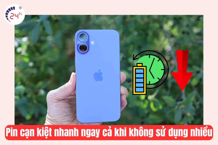 pin tụt nhanh