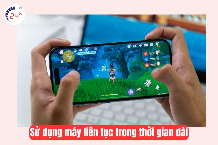 sử dụng điện thoại chơi game quá mức
